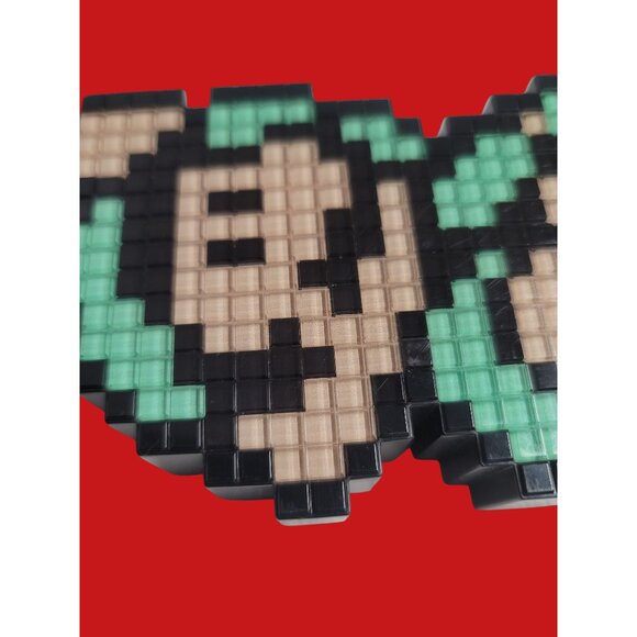 Super Mario Bros 3 Luigi Pixel Pals Light-Up Collectible - Works Prerfectly - Picture 8 of 8